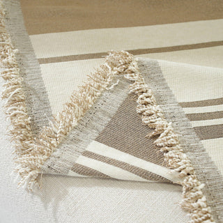 Funda de sofá Striped Elegance