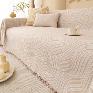 Funda de sofá Rippled Elegance