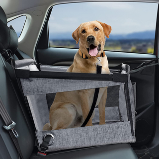 Silla de coche elevada para perros