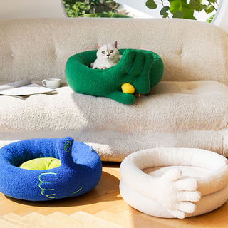 ZEZE Pets Cama para Mascotas con Gestos Increíbles