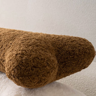 Almohada de felpa con forma de hueso de perro en tela suave hipoalergénica, perfecta para los amantes de las mascotas