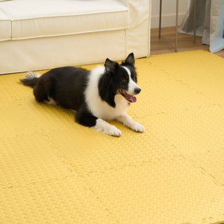 Alfombra de juego con estampado de hojas