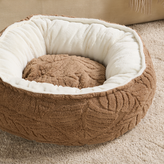 Cama para Perros Hojas de Otoño Calmantes