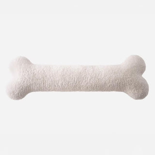Almohada de felpa con forma de hueso de perro en tela suave hipoalergénica, perfecta para los amantes de las mascotas