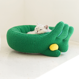 ZEZE Pets Cama para Mascotas con Gestos Increíbles