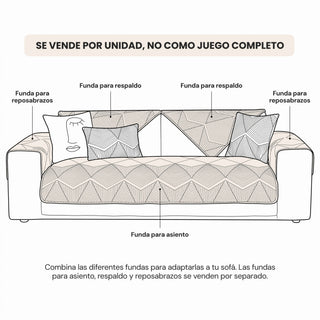 Funda de sofá de lino Whisper - Oferta por tiempo limitado